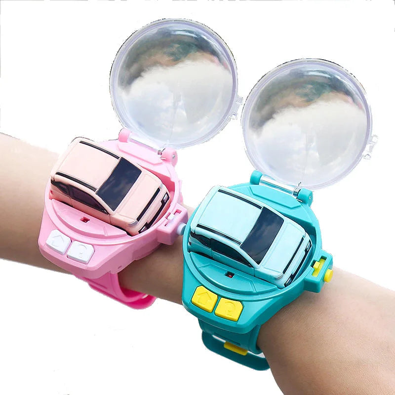 HKM-068051 Mini Cartoon RC Drift Car Toys with Watch Remote Control – Rechargeable Electric Racing Car for Kids Ages 6+