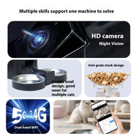 HKM-0681405 Intelligent Automatic Pet Feeder with Remote Video and Large Capacity for Dogs and Cats