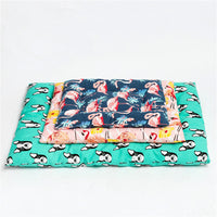 HKM-0681661 Cozy Canvas Pet Cushion for Small Dogs and Cats - Soft and Stylish Nest