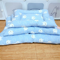 HKM-0681661 Cozy Canvas Pet Cushion for Small Dogs and Cats - Soft and Stylish Nest