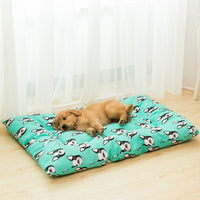 HKM-0681661 Cozy Canvas Pet Cushion for Small Dogs and Cats - Soft and Stylish Nest