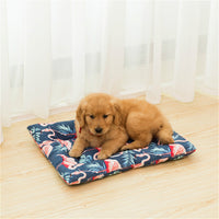 HKM-0681661 Cozy Canvas Pet Cushion for Small Dogs and Cats - Soft and Stylish Nest