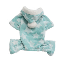HKM-0682045 Cozy Coral Fleece Four-Legged Dog Clothing in Various Sizes