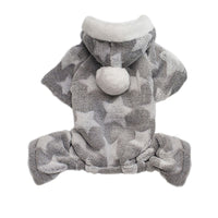 HKM-0682045 Cozy Coral Fleece Four-Legged Dog Clothing in Various Sizes