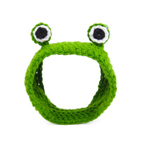 HKM-0682429 Frog Woolen Hat for Kittens and Puppies - Cartoon Cross-Dressing Headgear