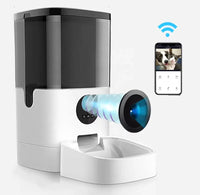 HKM-068243 Smart Wi-Fi Pet Feeder with Camera and App Control for Timed Meal Dispensing