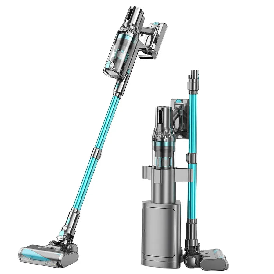 HKM-068371 450W Touch Screen Stick Vacuum Cleaner with Spin Dust Tool for Home and Car Use