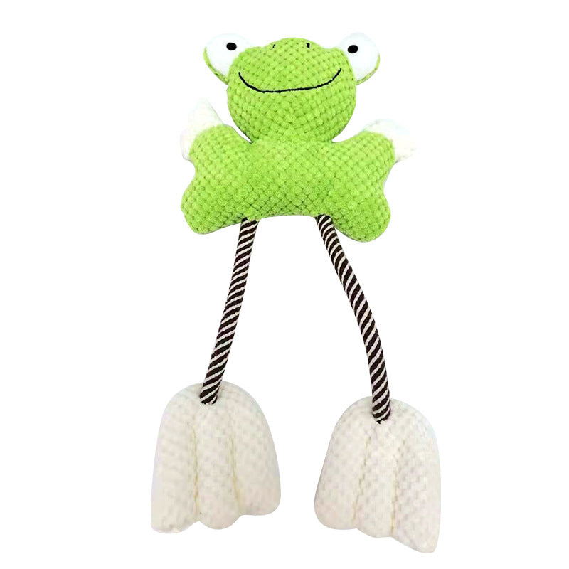 HKM-0684989 Pet Plush Vocal Toy - Bite-Resistant Multi-Texture Interactive Companion