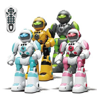 HKM-068627 Intelligent Dance Gesture Robot with Voice Command and Light Control