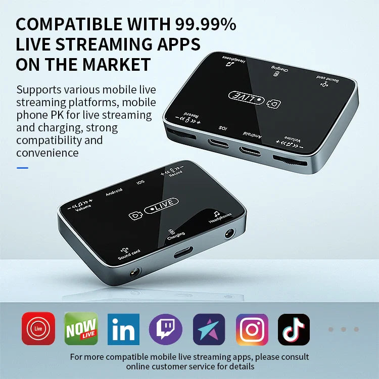 HKM-068691 Stereo Sound Card Adapter for IPhone 15 and Huawei Type-C Mobile Devices