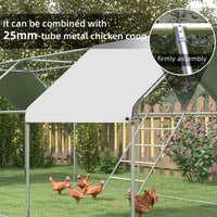 HKM-0687037 Multi-Tiered Chicken Roosting Ladder - Galvanized Steel & Wood, 55" x 33.75"