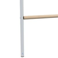 HKM-0687037 Multi-Tiered Chicken Roosting Ladder - Galvanized Steel & Wood, 55" x 33.75"
