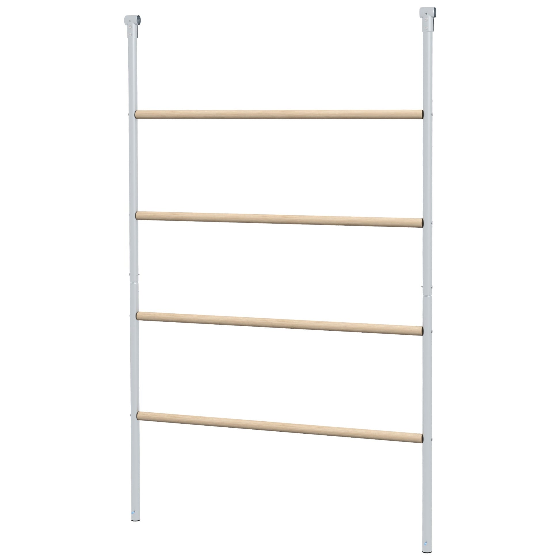 HKM-0687037 Multi-Tiered Chicken Roosting Ladder - Galvanized Steel & Wood, 55" x 33.75"