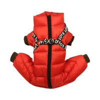HKM-0687805 Thickened Cotton Thermal Clothing for Dogs in Sizes 10 to 18