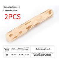 HKM-0688189 Wooden Dog Bite Molar Rod - Various Diameters for Chewing and Dental Health