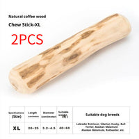 HKM-0688189 Wooden Dog Bite Molar Rod - Various Diameters for Chewing and Dental Health
