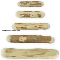 HKM-0688189 Wooden Dog Bite Molar Rod - Various Diameters for Chewing and Dental Health