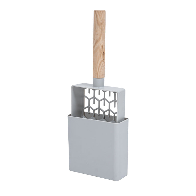HKM-0688957 Efficient Cat Litter Cleaning Tool Set with Fixed Back, Flat & Inclined Pedals