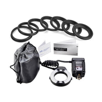 HKM-068947 Macro Ring Flash for Canon 5D Mark IV - TTL Metering for Close-Up Photography