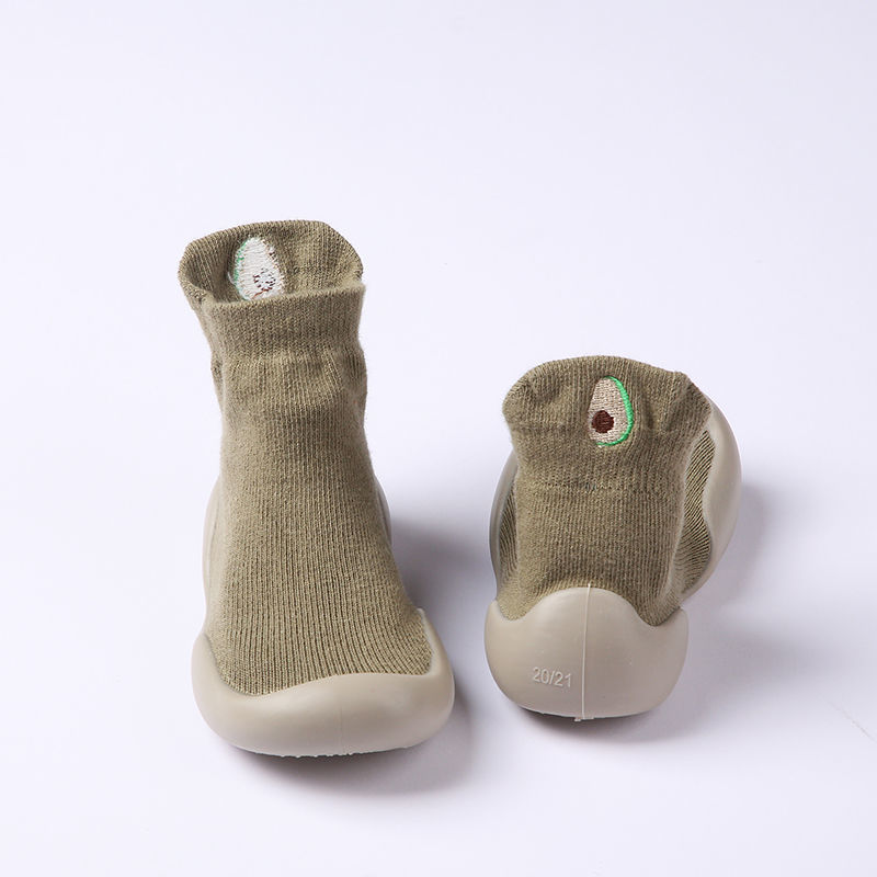 HKM-0689981 Soft Bottom Non-slip Cartoon Cotton Baby Shoes for Toddlers - Multiple Colors Available
