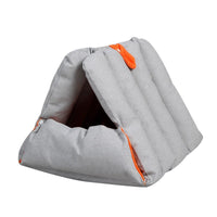 HKM-0690621 Triangular Multi-Purpose Pet Nest with Removable Cotton Cover for Cats - Warm Autumn/Winter Design