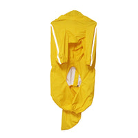 HKM-0690749 Dog Rain Poncho for Medium and Large Breeds – Light, Soft, Easy-Clean Material with Removable Tail Cover and Open Back Zipper
