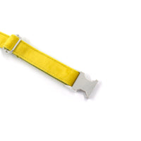 HKM-0691133 Stylish Yellow and Green Velvet Dog Collar for Comfortable Wear