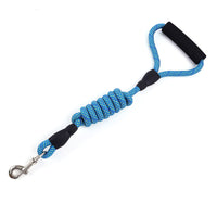 HKM-0692925 Nylon Dog Traction Rope with Handle and Spring for Enhanced Control