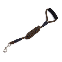 HKM-0692925 Nylon Dog Traction Rope with Handle and Spring for Enhanced Control