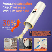 HKM-069523 Cordless 4-in-1 Handheld Vacuum Cleaner with Brushless Motor and Strong Suction for Car and Home Use