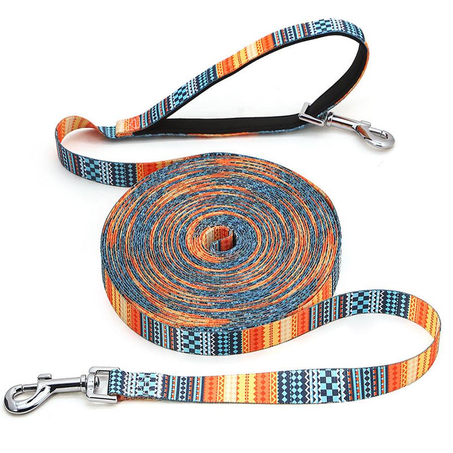 HKM-069651 15-Meter Training Traction Rope for Dogs - Durable Polyester Design, Available in Multiple Lengths