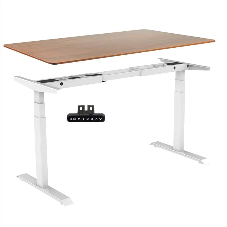 HKM-069651 Electric Height Adjustable Standing Desk Frame with Dual Motor System for Home Office Use