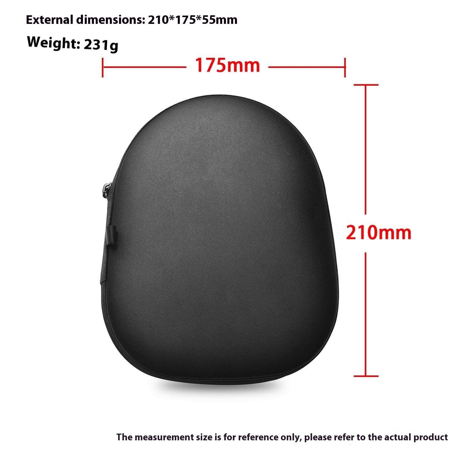 HKM-069971 NC700 Bluetooth Headset Protective Storage Bag - Black, Compatible with Noise Reduction Headset 700