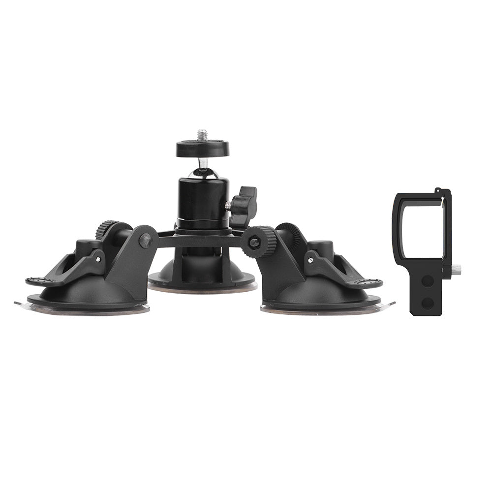 HKM-070163 Secure Suction Cup Camera Stabilizer with Adjustable Angle and 1/4 Inch Screw Adapter