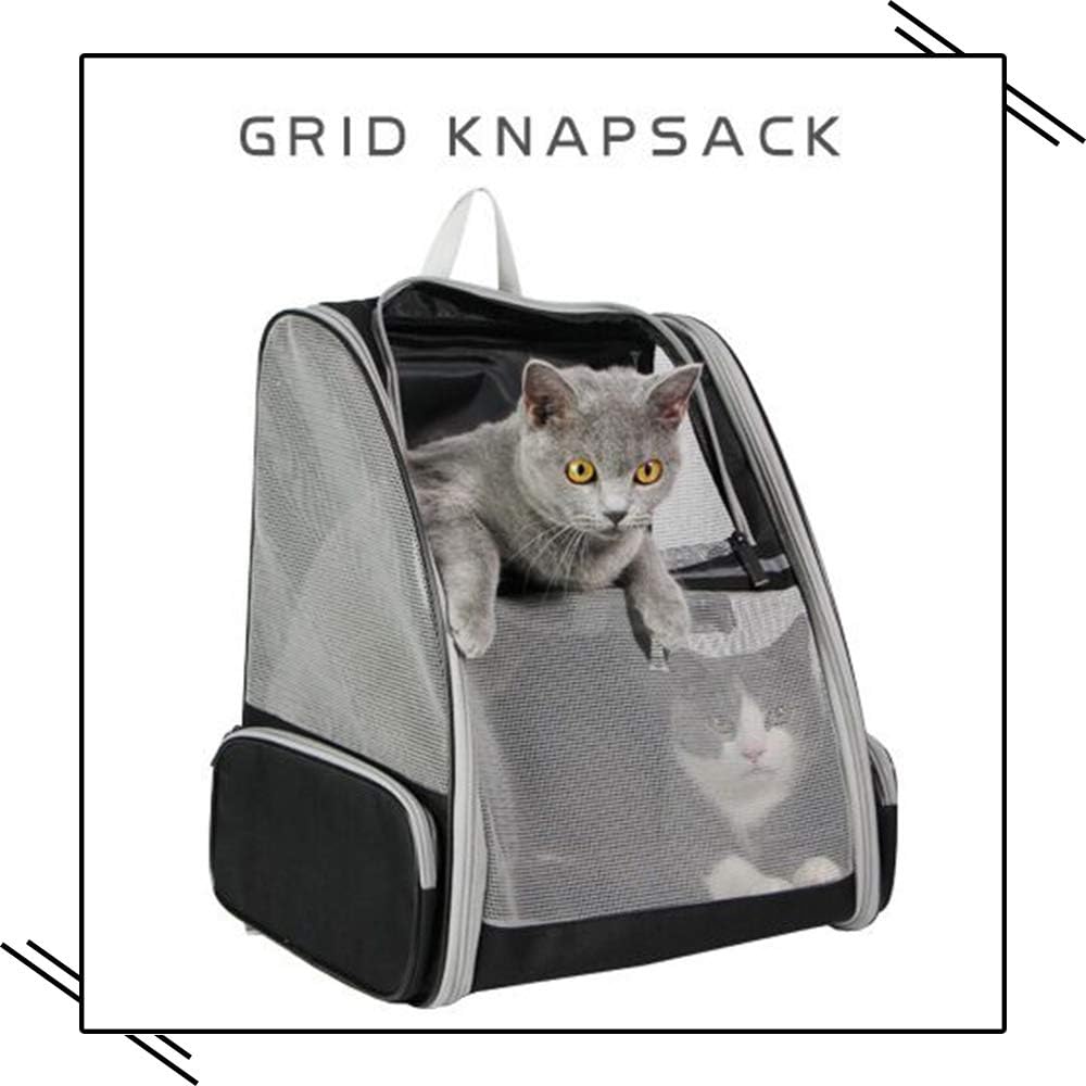 HKM-0702141 Innovative Backpack Carrier for Cats and Small Dogs - Comfortable, Breathable Design
