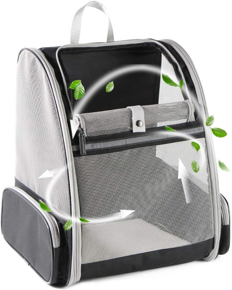 HKM-0702141 Innovative Backpack Carrier for Cats and Small Dogs - Comfortable, Breathable Design