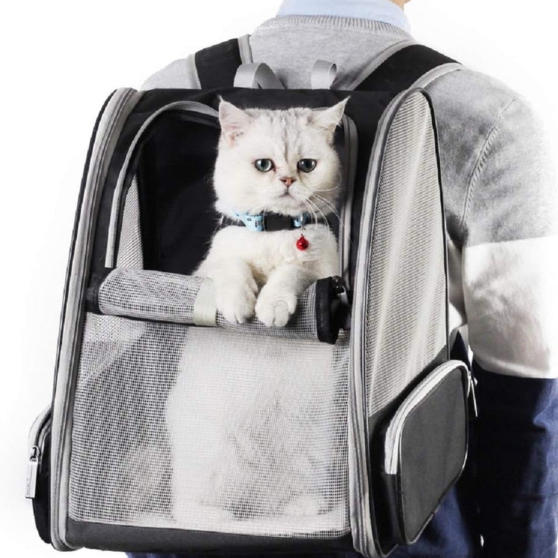 HKM-0702141 Innovative Backpack Carrier for Cats and Small Dogs - Comfortable, Breathable Design
