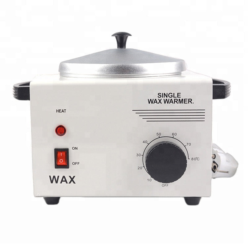 HKM-070291 Single Furnace Wax Machine - 500ML Capacity, Adjustable Temperature 60-80°C, Non-Slip Rubber Feet, Removable Wax Pot, Ideal for Whole Body Hair Removal