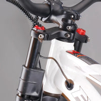 HKM-070355 Kids Electric Balance Bike with 800W Brushless Hub Motor, 36V Lithium Battery, 20-Inch Wheels, 3-Speed Gears