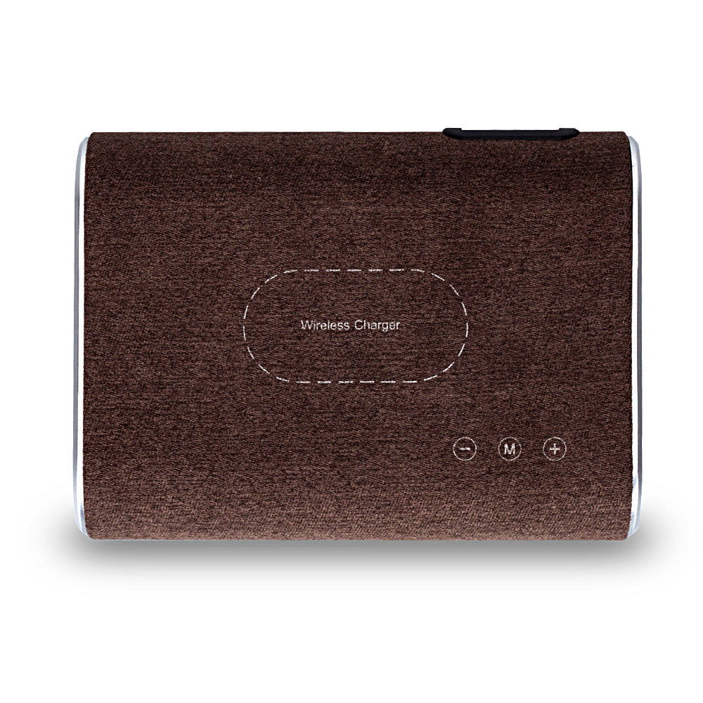 HKM-070419 Wireless Charging Bluetooth Speaker with Dual Stereo Sound and Over-voltage Protection
