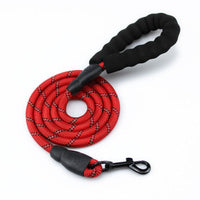 HKM-0704445 Sponge Pet Reflective Nylon Traction Rope - 150CM Long, Available in Multiple Colors