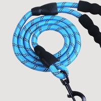 HKM-0704445 Sponge Pet Reflective Nylon Traction Rope - 150CM Long, Available in Multiple Colors