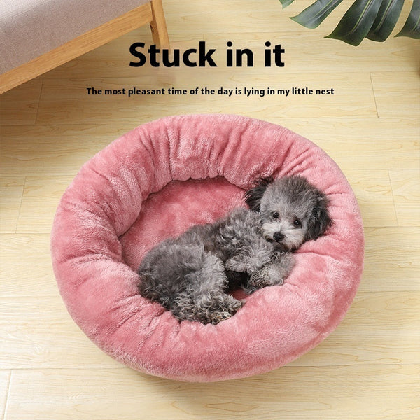 HKM-0704701 Deep Sleep Nest for Small and Medium-Sized Dogs and Cats - Cozy Pet Bed Available in Multiple Sizes and Colors