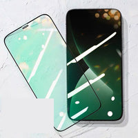 HKM-070483 Anti-Peeping Tempered Glass Film Compatible with iPhone Models - High Definition, Scratch-Resistant, Dust-Proof