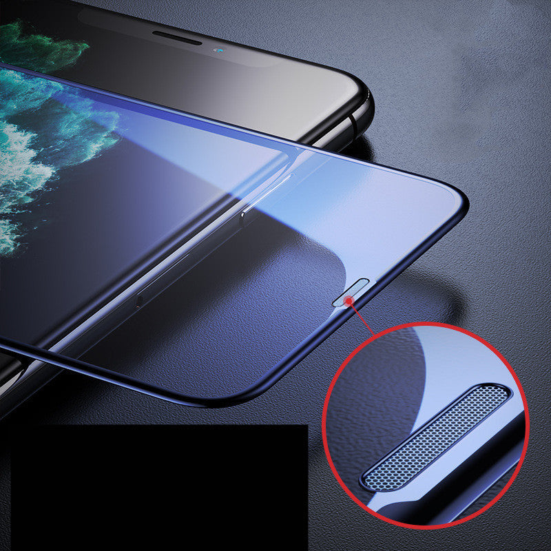 HKM-070483 Anti-Peeping Tempered Glass Film Compatible with iPhone Models - High Definition, Scratch-Resistant, Dust-Proof