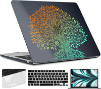 HKM-070483 Crystal Clear Transparent UV Printed Case for 15-Inch MacBook Air 2024 with M2 Chip