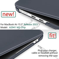 HKM-070483 Crystal Clear Transparent UV Printed Case for 15-Inch MacBook Air 2024 with M2 Chip