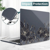 HKM-070483 Crystal Clear Transparent UV Printed Case for 15-Inch MacBook Air 2024 with M2 Chip