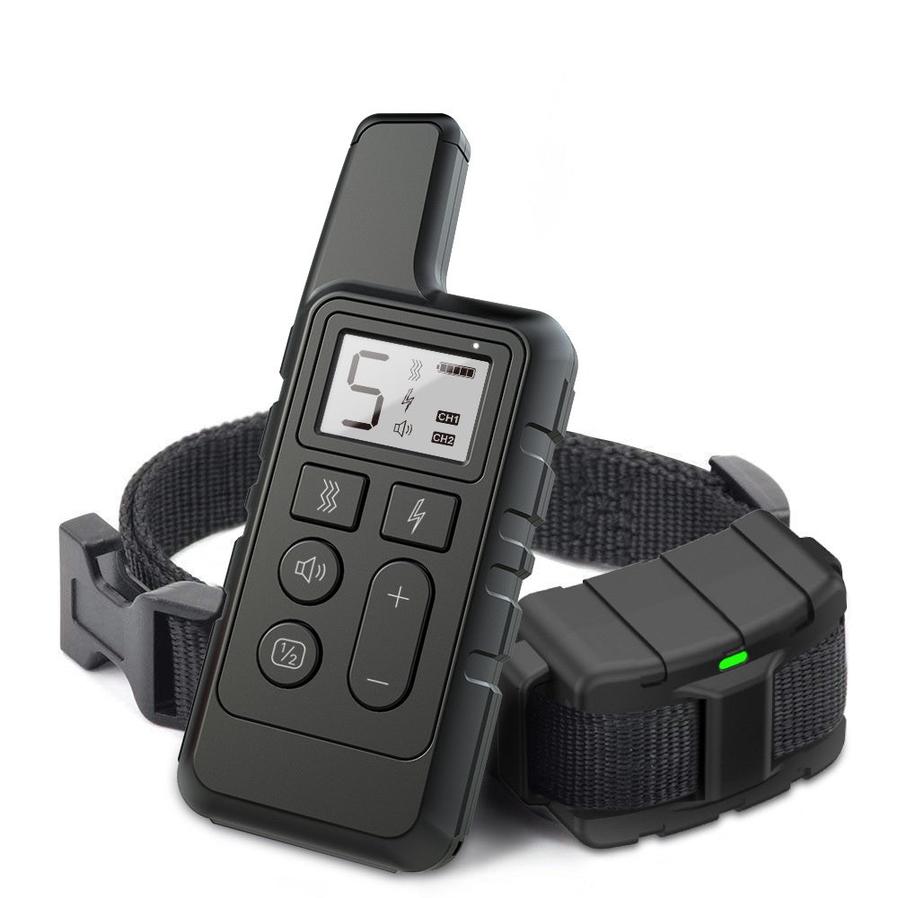 HKM-070483 Rechargeable Dog Training Collar with Adjustable Levels and Waterproof Design