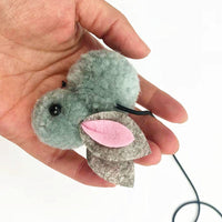 HKM-0705469 Elastic Automatic Cat and Rabbit Hanging Toy with Delicate Ball